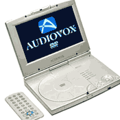 AudioVox 8-inch portable DVD Player, #D1817